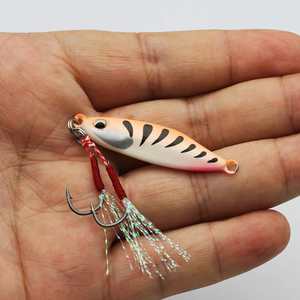 Leurre de pêche transfrontalier SNEDA, jig en métal lourd coulant, appât dur, hameçons triples, luminescent dans l'obscurité, pour maquereau, poisson ruban, pêche en mer profonde, bateau - Product Image 4