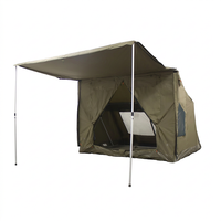 Tente de camping de tourisme OEM ODM Premium Overland à montage rapide en 30 secondes, robuste, 4 saisons, 4-5 personnes, cadre en aluminium, toile T/C