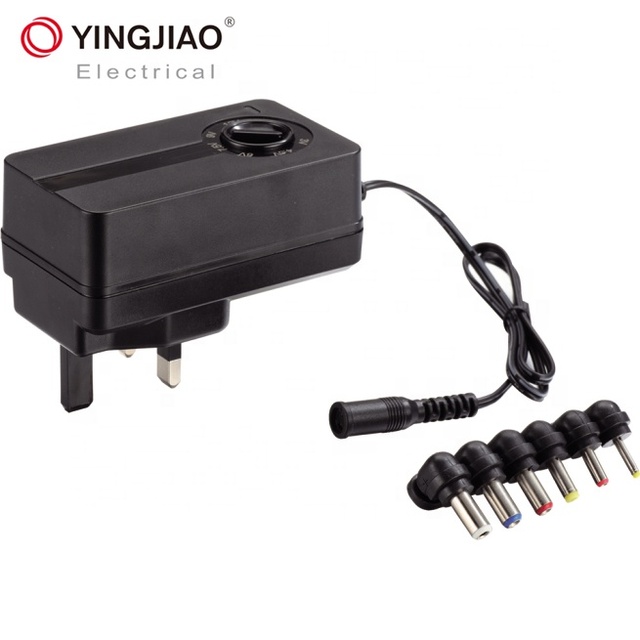 OEM Power 3V 4.5V 6V 7.5V 9V 12V AC DC Adapter Adjustable 24W 12V 2A Multiple Output Power Supply Wall Mounted