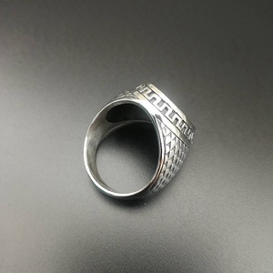 Men's Cross <b>Ring</b> <b>Titanium</b> Steel Polished Punk Style Gift Jewelry - Product Image 4