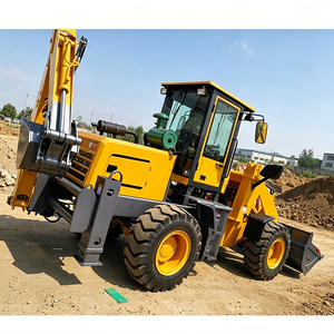 Chargeuse-pelleteuse intégrée avec pelle avant, machine d'excavation et de chargement hydraulique pour la construction routière et les travaux miniers - Product Image 2