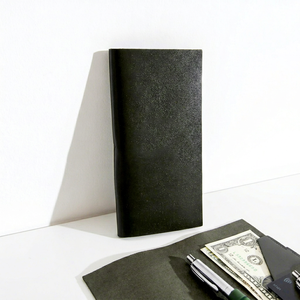 Carpeta Moderna de Cuero Genuino para Facturas, Presentador de Comandas para Restaurantes, Logotipo Personalizado, Elegante Porta Recibos para Camareros LBH-0058 - Product Image 1