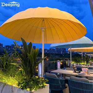 Parasol de Color Glamping, fabricación de <span class=keywords><strong>paraguas</strong></span> de Pie De <span class=keywords><strong>Seta</strong></span>, <span class=keywords><strong>paraguas</strong></span> de parque de eje de fibra de vidrio exterior - Product Image 1