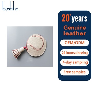 Boshiho Vintage Genuine Leather Zipper RFID Blocking Mini Coin <b>Purse</b> Keychain Credit Card Holder Car <b>Keys</b> Lipstick Storage - Product Image 1