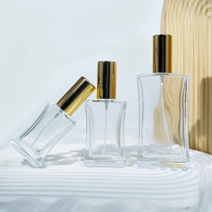 Hot Sale <strong>18mm</strong> Screw <strong>Mini</strong> Perfume Glass Bottle 30ml/50ml Volume Flat/Square Eco-Friendly Recycle Frost/Screen Printing Free Box - Product Image 2