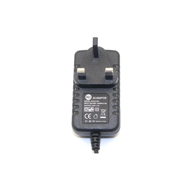 Input 100-240V AC 50/60HZ with 5.5*2.1connection black Shenzhen AC/DCac adapter 12v 1a uk