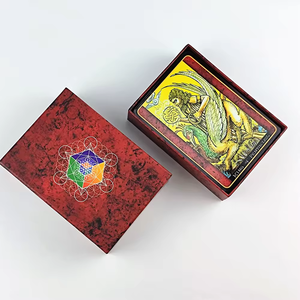 Baraja de Cartas <span class=keywords><strong>del</strong></span> Tarot con Impresión Personalizada OEM, Dorada y con Acabado en Oro, con 78 Cartas, Caja de Almacenamiento Destiny, Guía y Papel para Jugar - Product Image 5