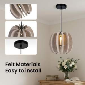 Abat-jour acoustique en feutre en forme de <span class=keywords><strong>champignon</strong></span> décoratif réversible suspendu de luxe de 40 cm - Product Image 3