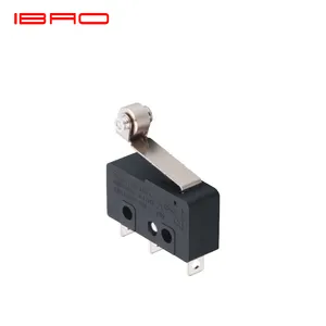 IBAO CNIBAO MAC Serie 3 terminal 3A micro interruptor eléctrico miniatura de acción spdt con palanca de rodillo