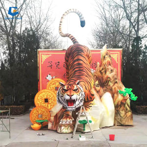 Linterna eléctrica de animales para festival Chino, farol con temática de tigre - Product Image 5