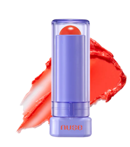 Baume à lèvres Nuse Natural Vegan Color Care 04 Calming Coral Stick Glossy Taille standard - Product Image 1
