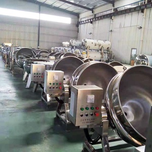 Tùy chỉnh 300L nghiêng thép không gỉ điện LPG hơi nước nóng trọng nấu ăn Ấm đun nước với khuấy - Product Image 5