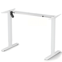 Pieds de table debout ergonomiques électriques ES6-F cadre de bureau réglable en hauteur à moteur unique pour le bureau à domicile