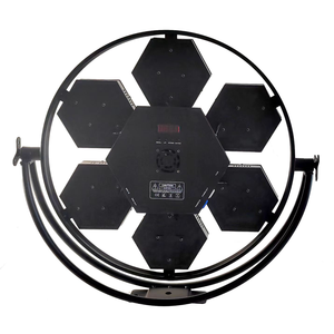 ZY Mini Luz LED Matricial Retro <span class=keywords><strong>de</strong></span> 7 <span class=keywords><strong>Ojos</strong></span> para Exteriores, 350W, Aleación <span class=keywords><strong>de</strong></span> Aluminio, AC90-230V, RGBW, Control DMX512 - Product Image 5