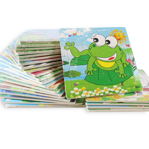<span class=keywords><strong>Montessori</strong></span> educativi 16 pezzi Puzzle giochi oceano animale Puzzle da tavolo di apprendimento giocattoli per bambini ragazzi ragazze - Product Image 2