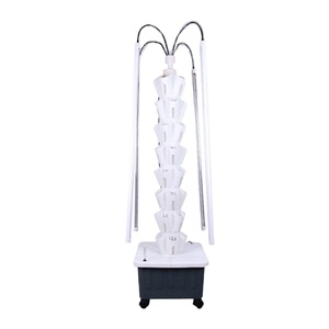 Système de jardinage aéroponique en tour à 8 niveaux et 40 trous - Équipement de culture hydroponique pour fleurs/fruits/légumes - Product Image 1