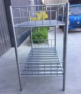 Hoge Kwaliteit Stalen <span class=keywords><strong>Bed</strong></span> Frame Stapelbedden Commerciële Slaapzaal Metalen Dubbeldekker <span class=keywords><strong>Bed</strong></span> Voor Volwassenen - Product Image 4