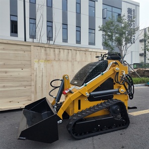 2025 giá rẻ Giá Hot Bán Skid chỉ đạo đa chức năng mini bánh xe Dumper CE EPA Mini Skid loader với 4 trong 1 <span class=keywords><strong>x</strong></span>ô để bán - Product Image 2