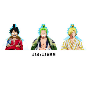 3d Gradiënt Sticker Een Stukje Nami Boa Hancock Vijfde Versnelling Luffy Rood Haar Aas Sabo Yamato Magic Auto Sticker Anime Stickers - Product Image 5