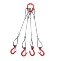 Sangle de levage en acier galvanisé pour conteneurs offshore avec manilles et crochet de suspension Garantie 1 an Marque Jeri