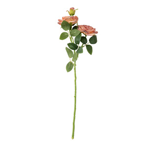 Rosas Artificiales de Estilo Francés de Tres Cabezas, Retro, Vintage, para Fotografía, Fondo de Estudio, Conjunto Inspirado en la Mitad del Siglo, Estilo Lujoso - Product Image 5