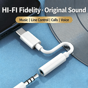 Câble adaptateur audio numérique Hi-Fi USB-C mâle vers 3,5 mm femelle, câble audio USB-C vers <span class=keywords><strong>jack</strong></span> 3,5 mm pour casque et écouteurs - Product Image 2
