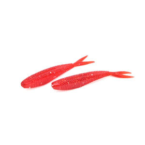 10 couleurs Artificielle 60mm Silicone Souple Doux Appâts De Pêche Double Bionique Réaliste En Plastique Fourchu Queue De Pêche Leurres - Product Image 5