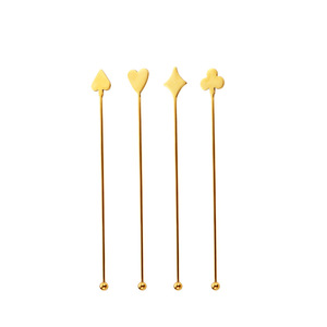 Varillas Mezcladoras de Acero Inoxidable 304, Cucharas Largas para Mezclar Cócteles, Agitadores Creativos para Bebidas, para Té con Leche, Café - Product Image 5