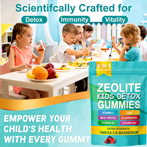 LUVVITA Gomitas de Zeolita Detox Personalizadas al por Mayor para Niños y Adultos, Tónico Orgánico con Omega-3, Magnesio, Baya del Saúco y Vitamina C para el Apoyo Inmunológico - Product Image 3