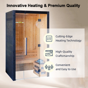 ICEMEND, sala de Sauna de vapor seco de madera duradera, Spa al aire libre para 1-2 personas, elección Premium para relajación, comodidad y mejora de la salud - Product Image 3