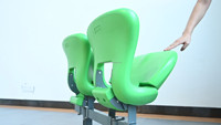 Siège de stade commercial en plastique HDPE, chaise inclinable, siège de gradins, anti-vandalisme, robuste, résistant aux intempéries, pour les sports de plein air