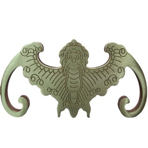 Prensapapeles de latón con forma de murciélago, estilo chino, accesorio de escritorio de metal, decoración para estudio de arte - Product Image 1