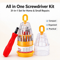 Kit de tournevis de précision professionnel 31 pièces, embouts magnétiques en chrome vanadium, outil de réparation électronique pour téléphone, ordinateur portable, PC, bricolage