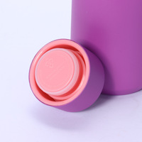 Bouteille d'eau isotherme en acier inoxydable 304 de 500 ml, rouge, à petite ouverture, pour le sport, la gym, le cyclisme, les voyages