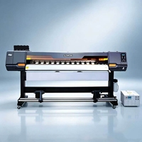 Impresora UV de rollo a rollo de 1.8M para fábrica con cabezal de impresión Epson XP600 I3200 para impresión de vinilos, pancartas y etiquetas en papel