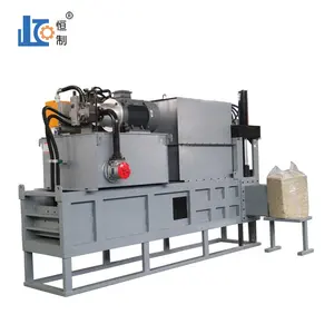 Máquina de armazenamento de serra hidráulica automática horizontal, máquina de pressão de marido de arroz