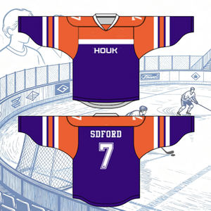 Seragam Hoki Es Lacrosse Sublimasi, Jersey Hoki Bordir Kustom Profesional OEM untuk Tim - Product Image 6