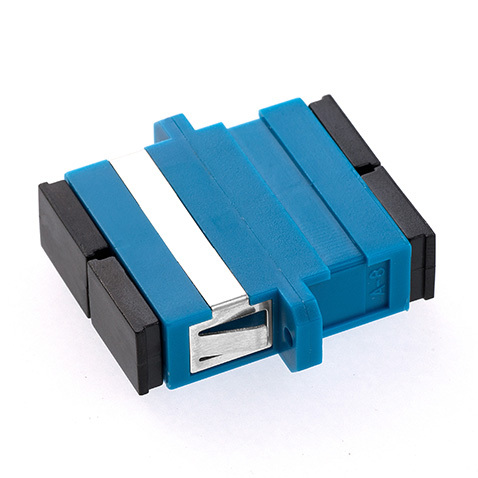 Factory Supply Single Mode / Multi Mode FTTH SC Male LC Female Duplex Fiber Optical Adapter With Flange Hybrid Adapter