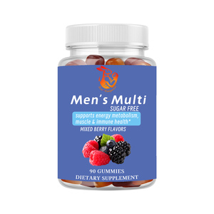 Gomitas de Suplementos Dietéticos Naturales Más Vendidas con Cromo y Molibdeno, Multivitaminas de Grado Alimenticio para la Salud Cerebral, Multivitaminas para Hombres - Product Image 1