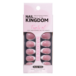 <span class=keywords><strong>Kit</strong></span> de <span class=keywords><strong>faux</strong></span> <span class=keywords><strong>ongles</strong></span> à presser French Manucure, courts, forme amande carrée, nude et blanc, 32 pièces, avec colle et lime, pour femmes, usage quotidien - Product Image 6