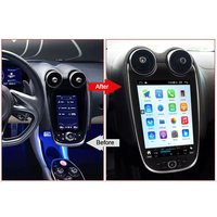 MOOKAKA Carplay layar vertikal 14 inci Android, Radio mobil GPS nirkabel Multimedia mobil 12.1 GT 570-2015 Carplay 2019 inci