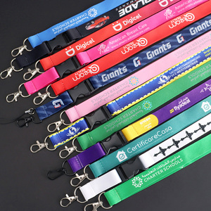 Portatarjetas de PVC personalizado de fabricante al por mayor para cordón sublimación cordón bordado cordón llavero - Product Image 1