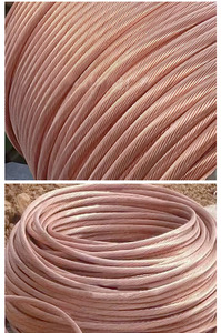 Câble de terre en acier cuivré à haute résistance, isolé, nu, émaillé, 600V, 100m, faible résistance - Product Image 6