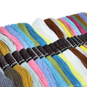 Bán Buôn Đầy Màu Sắc 100% Cotton Thêu Xỉa Set Bông Thêu Chủ Đề Cho Tự Làm - Product Image 2