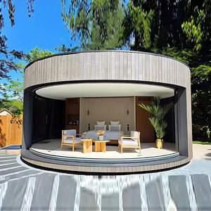 Pods de vie préfabriqués Orbis, structure en acier ronde personnalisée, installation rapide, conteneur préfabriqué pour hôtels, modulaire rond - Product Image 2