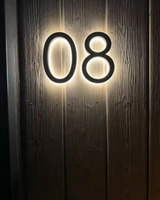 Enseigne Lumineuse LED 3D Personnalisée pour Entreprise, en Acier Inoxydable, Multi-Couleurs, Étanche IP65, Garantie 2 Ans, pour Bureau/Bâtiment
