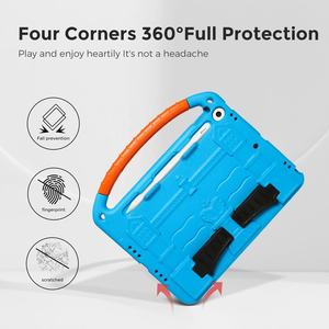 Funda Protectora Ligera de Espuma EVA a Prueba de Golpes con Soporte Plegable para iPad 10.2 2022/2019 Air 3 2019, Marca HGD para Niños - Product Image 5