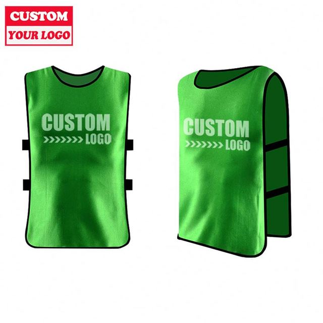Soccer Jersey Sport Training Vests Training Reversible Soccer Training Vest Custom Printed