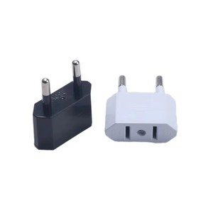 Hersteller liefern Mini US zu EU Stecker Adapter Travel European Swiss France Norwegen Flat 2 Pins zu Round 2 Prongs Converter - Product Image 1