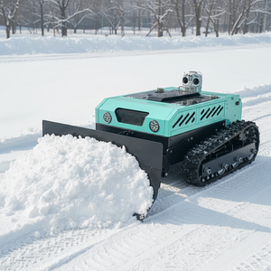 מכסחת דשא בנזין תעשייתית איכותית 24V עם שלט רחוק, רוחב כיסוח 550 מ\\\"מ, הספק 1500 וואט, רב תכליתית להסרת שלג - Product Image 2